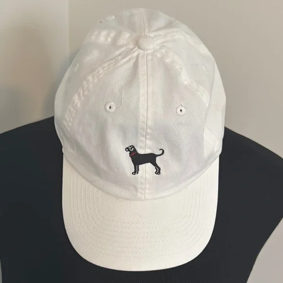The Black Dog White and Black Embroidered Hat - Picture 2 of 4